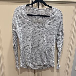 Lululemon Light Gray Marled Long-Sleeve